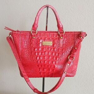 Brahmin Red Asher Tote